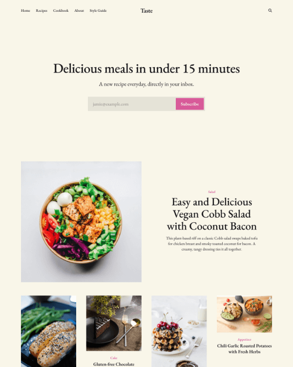 Taste Theme